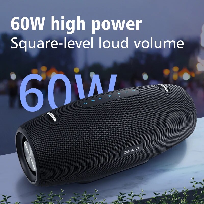 ZEALOT-S67 60W 휴대용 블루투스 스피커 야외 - Holy Stone Drone Hs175 리뷰 및 가격