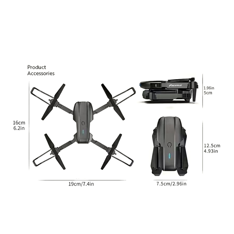 페이스글 UAV E99 노바 RC 드론 미니 항공기 접 - Drone Gimbal Brushless 리뷰 및 가격