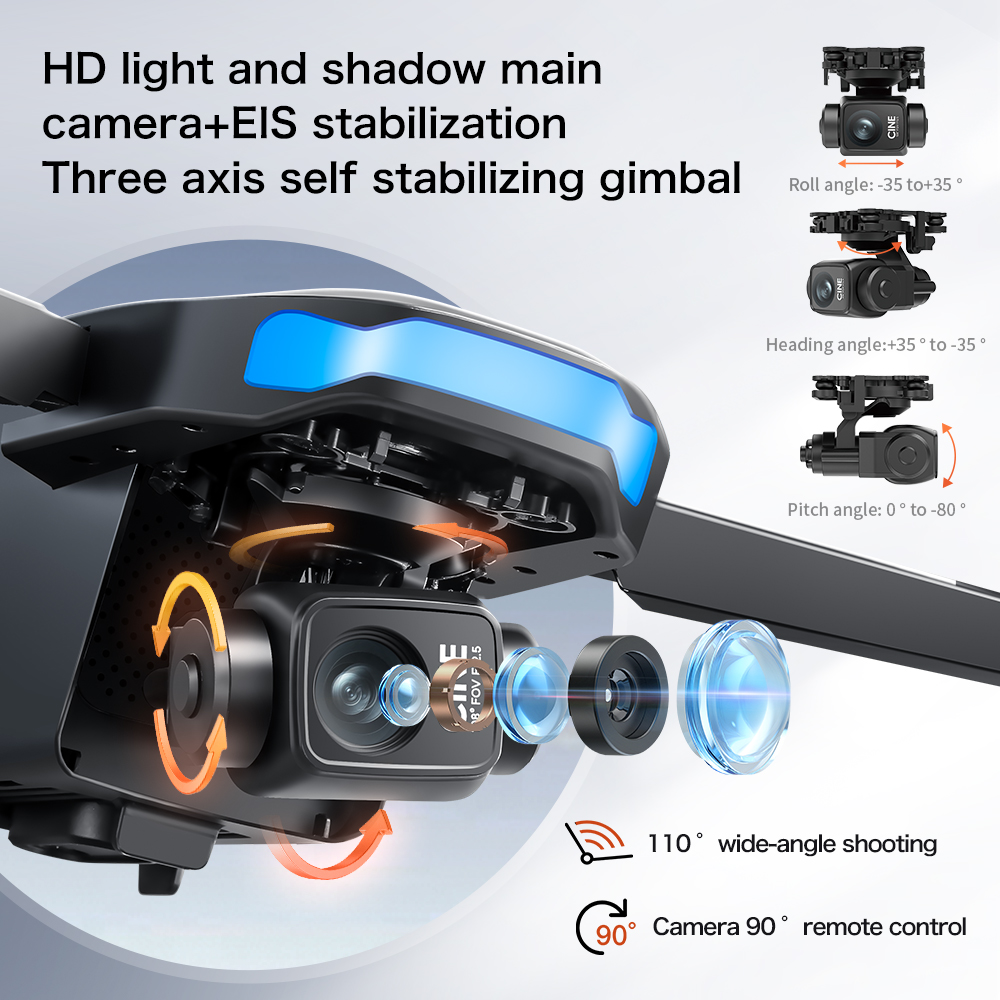 새로운 S-X1 MAX 드론 GPS 8K 프로페셔널 H - Drone Gimbal Case 리뷰 및 가격
